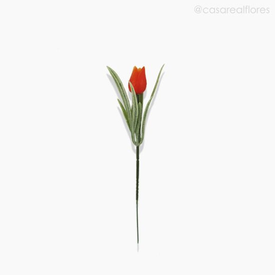 Imagem 2 do produto Pick Mini Tulipa Artificial - Laranja (10497)