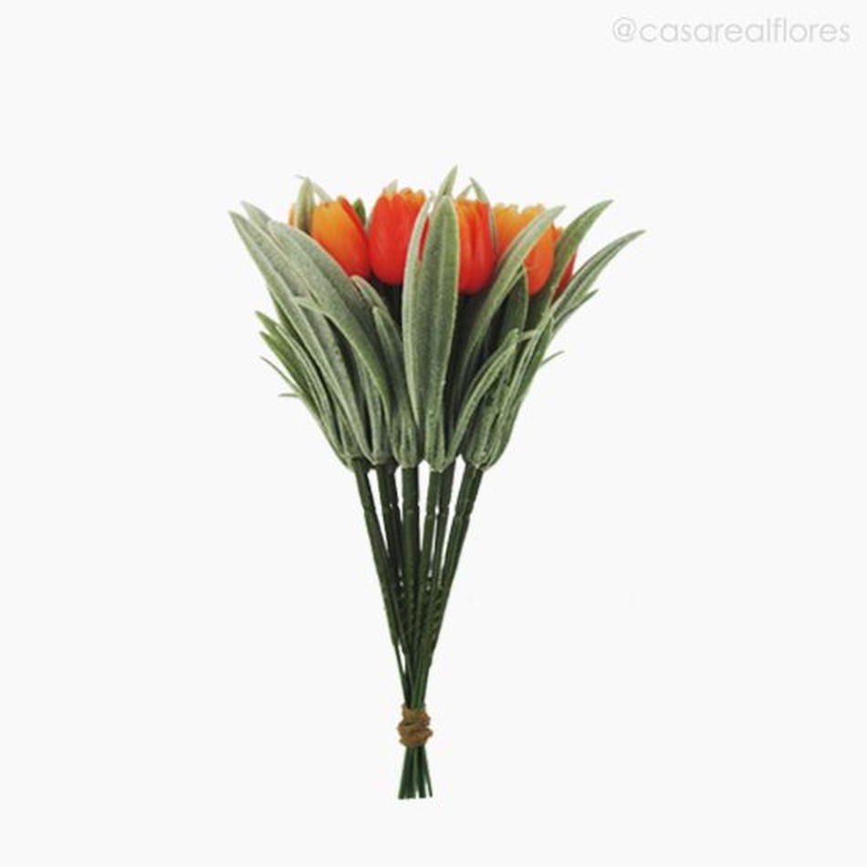 Imagem 1 do produto Pick Mini Tulipa Artificial - Laranja (10497)