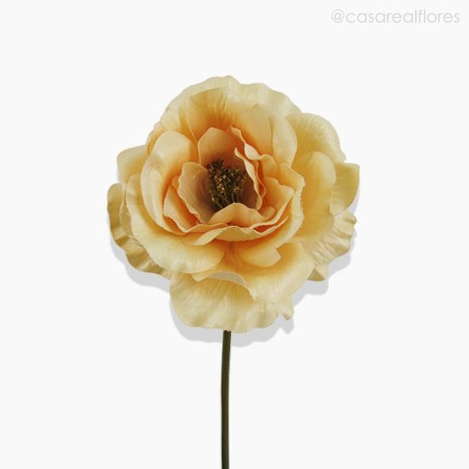 Imagem 2 do produto Rose Gérbera Artificial - Amarelo Claro (10490)