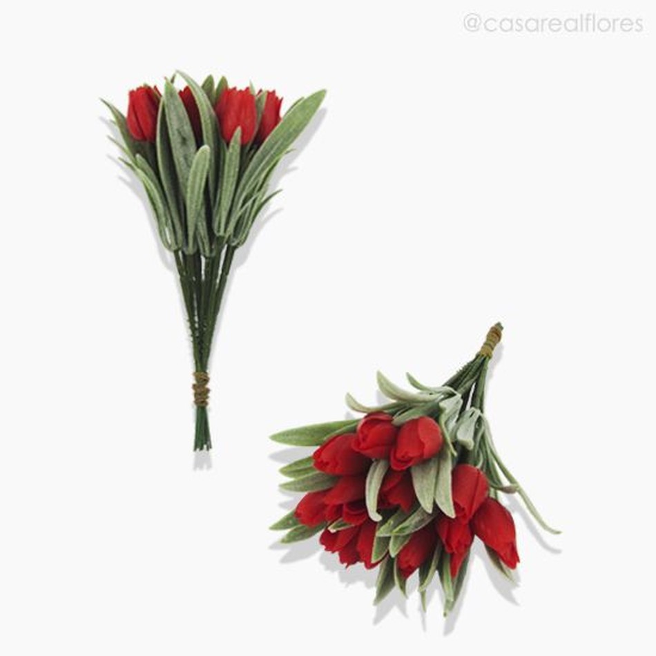 Imagem 4 do produto Pick Mini Tulipa Artificial - Vermelho (10498)