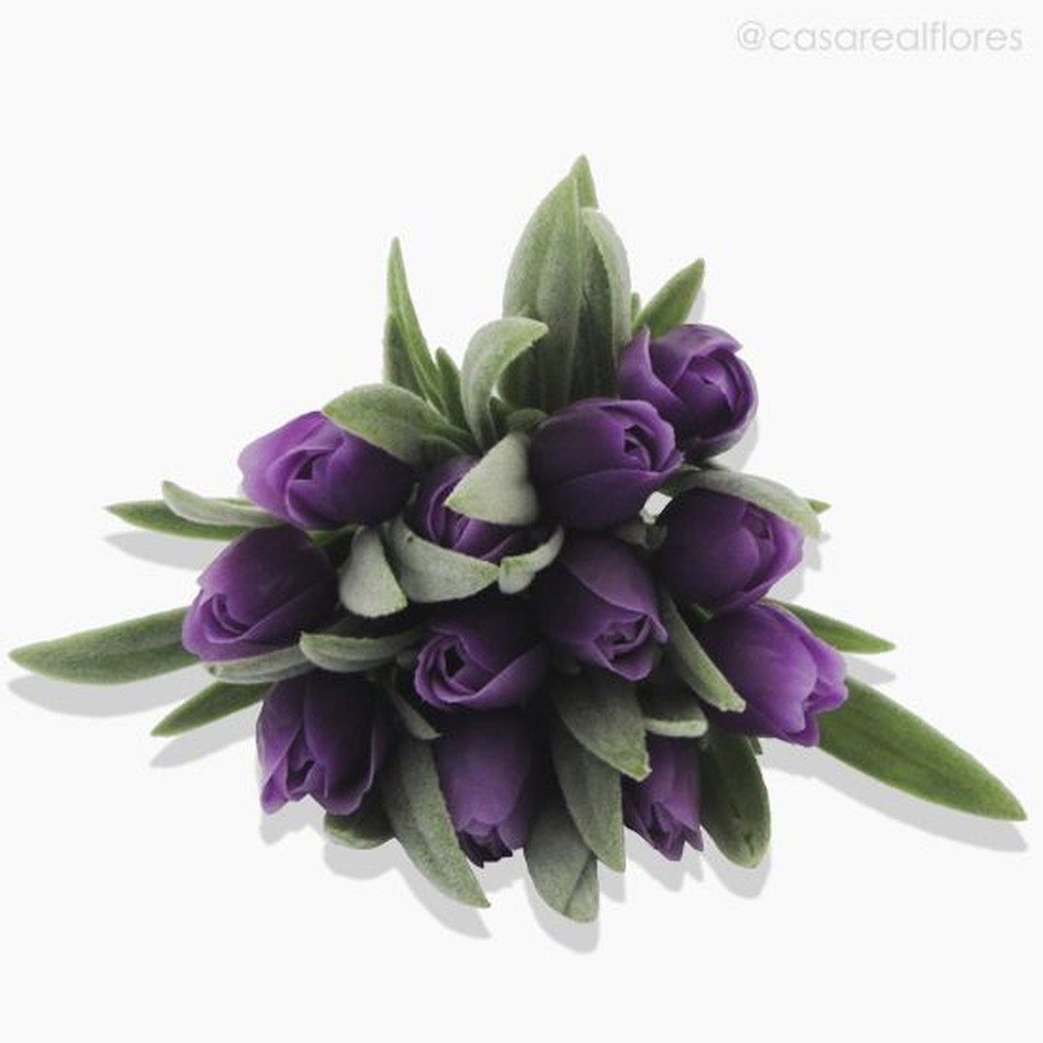 Imagem 3 do produto Pick Mini Tulipa Artificial - Roxo (10264)