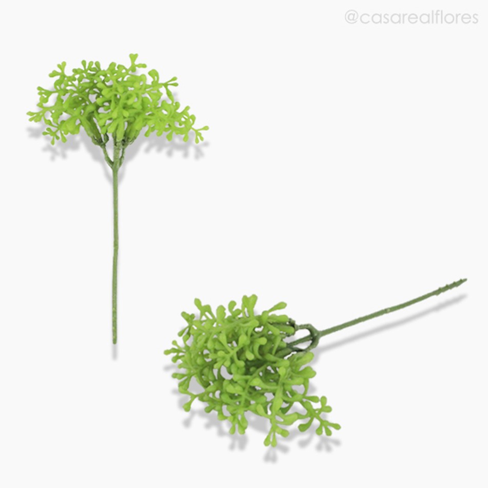 Imagem 4 do produto Mini Folhagem Boxwood Pick Artificial - Verde (10195)