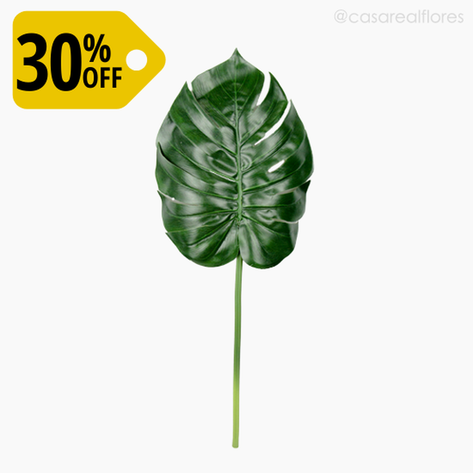 Imagem 1 do produto Galho Costela de Adão Large Monstera Artificial - Verde Escuro (11138-30)