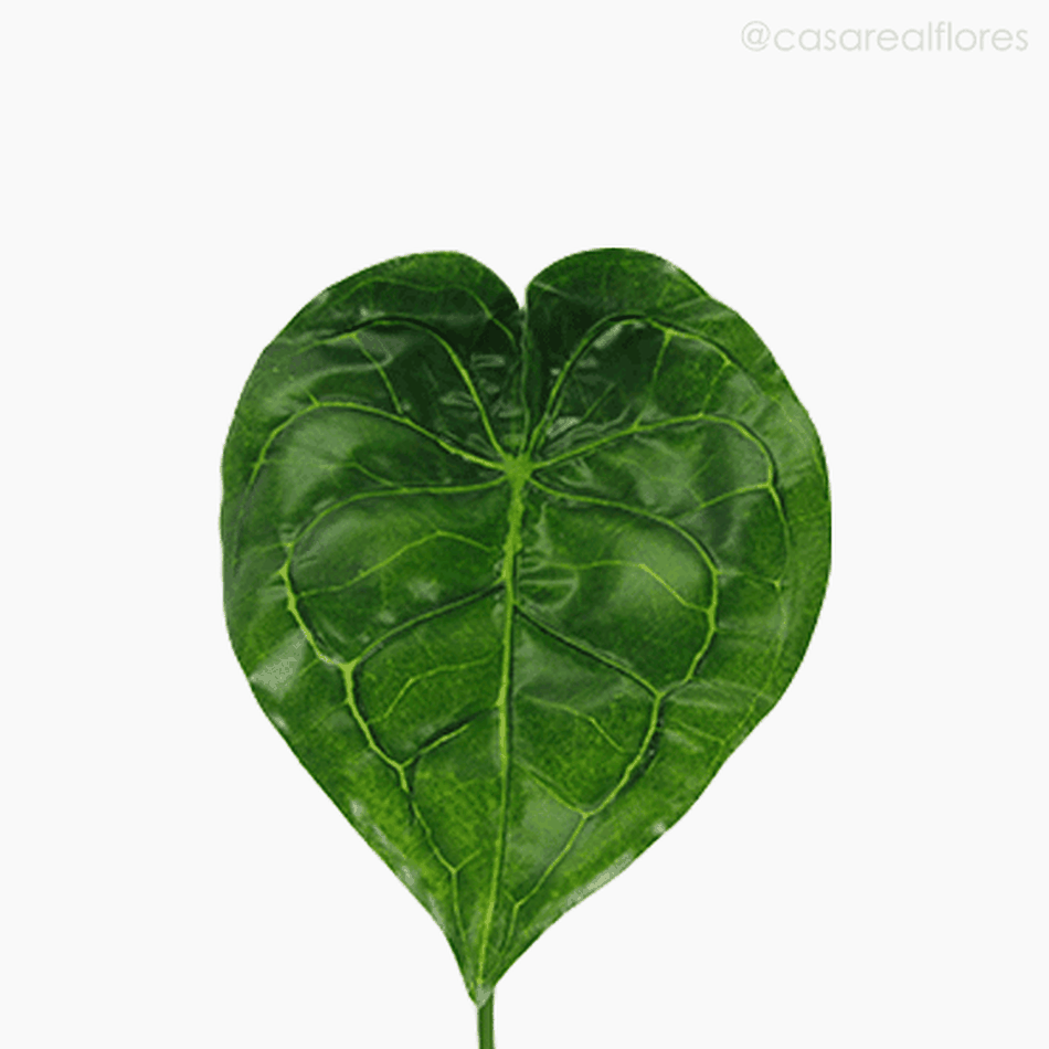Imagem 2 do produto Anthurium Leaf Artificial - Verde (9876)