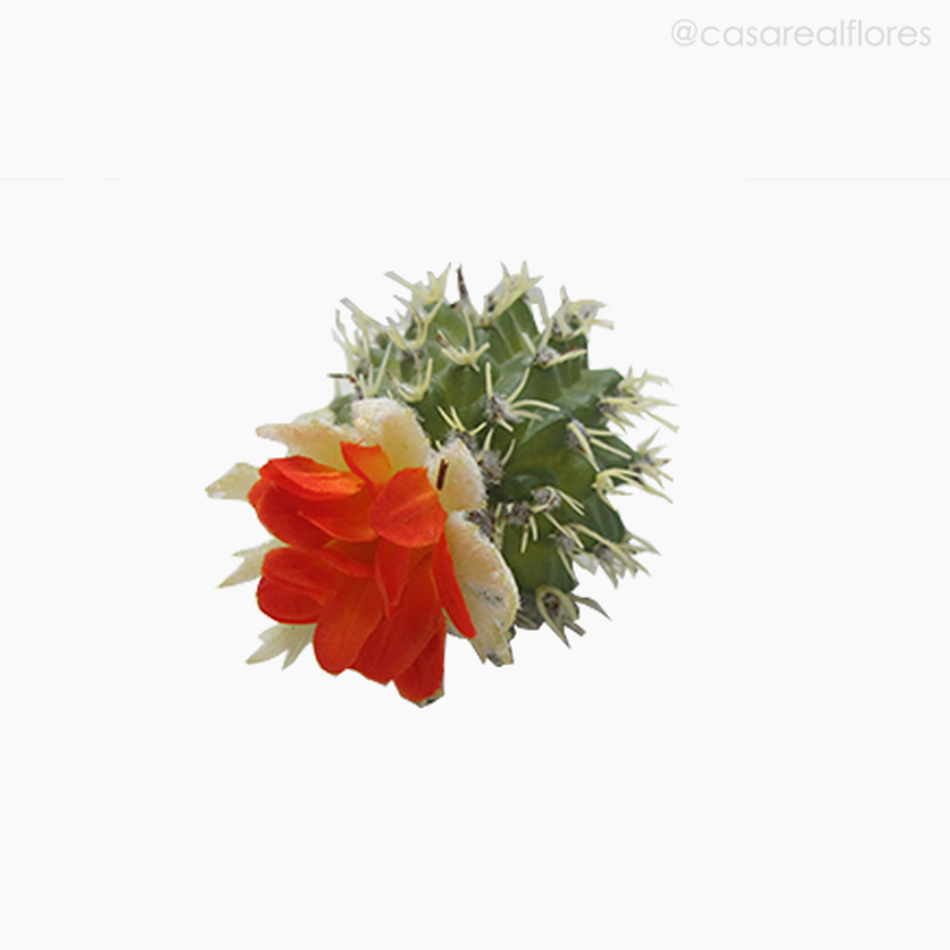Imagem 3 do produto Cactus com Flor Artificial - Cores Mistas (4878)