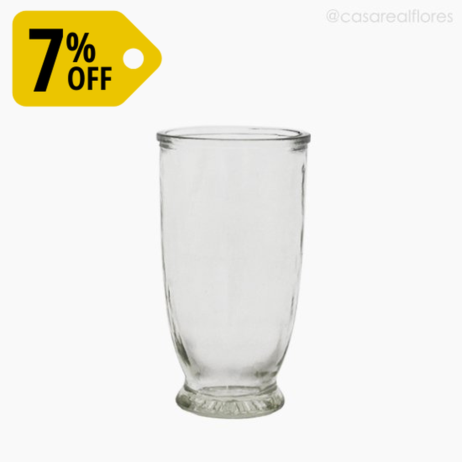 Imagem 1 do produto Vasinho Decorativo Juice Glass - Transparente (200011) BOX C/12