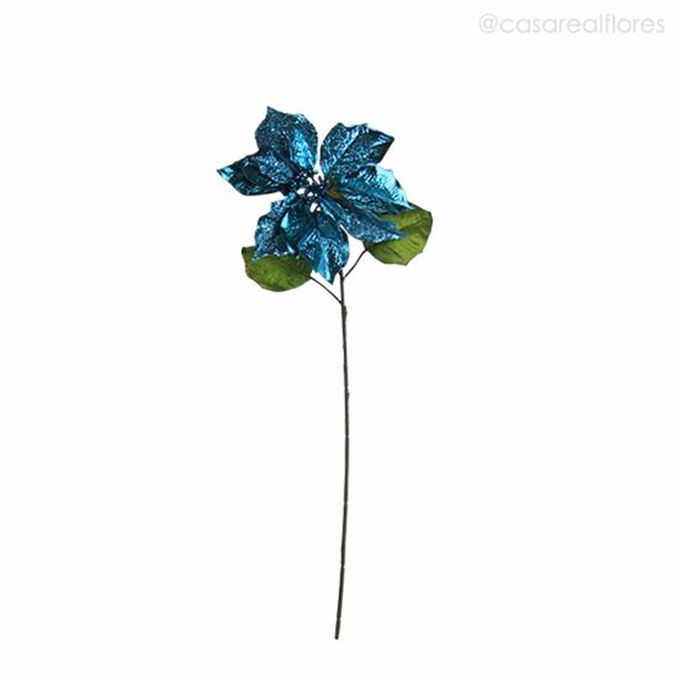 Imagem 1 do produto Poinsettia Galho Artificial - Azul (2202)