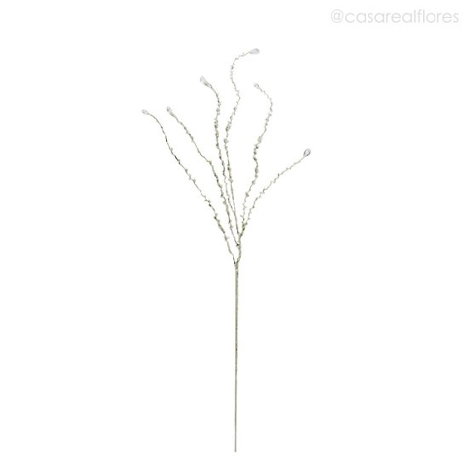 Imagem 1 do produto Galho Twig Com Contas-Si Artificial - Prata (7980)