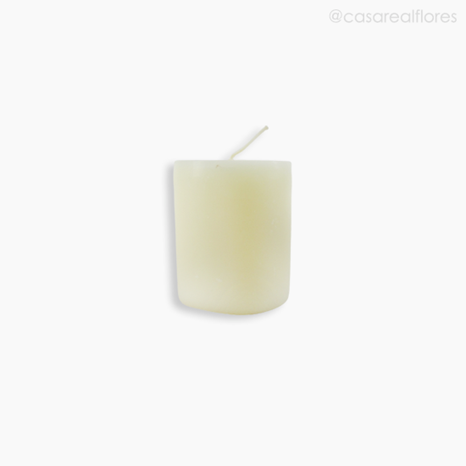 Imagem 1 do produto Vela Redonda Oração Lisa (012287) - Branca