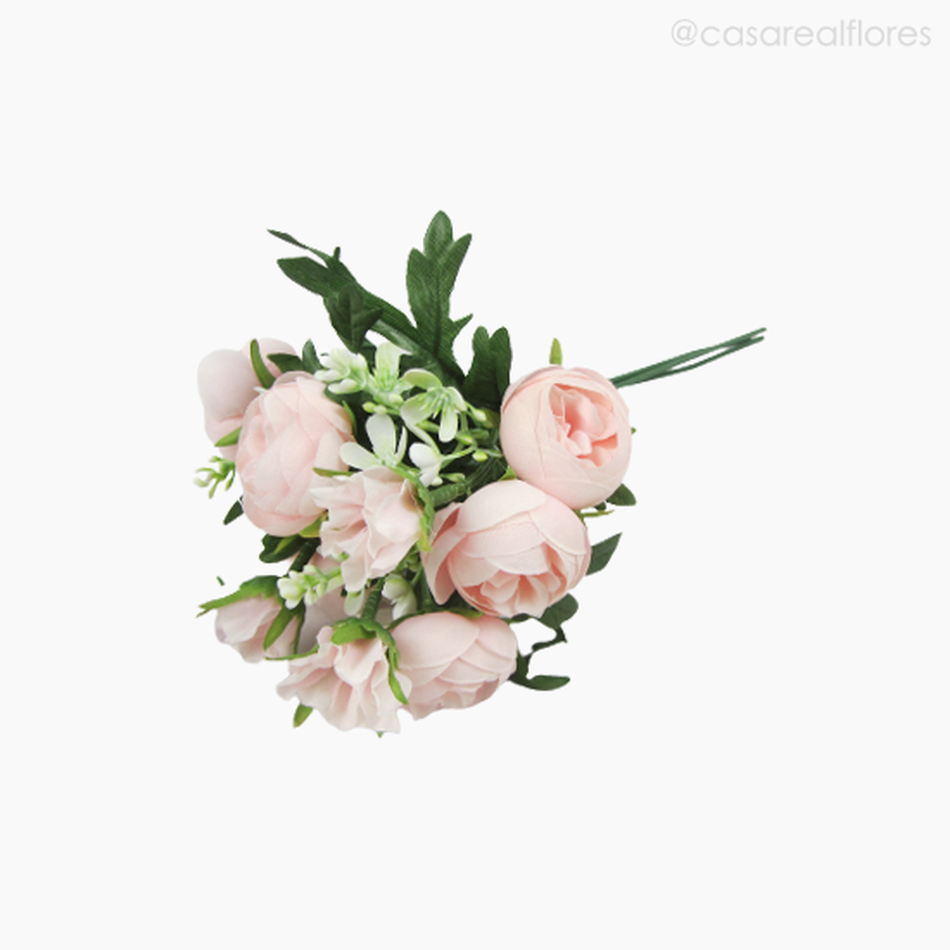Imagem 2 do produto Buquê de Rosas c/ Mini Flores (012525) - Rosa