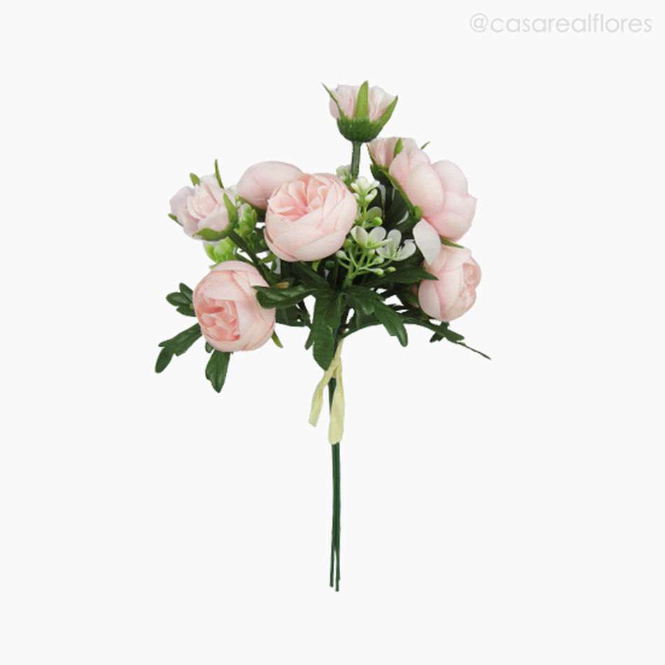 Imagem 1 do produto Buquê de Rosas c/ Mini Flores (012525) - Rosa