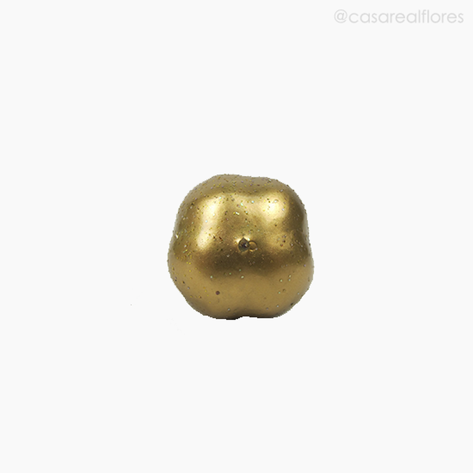 Imagem 4 do produto Mini Romã Dourada Artificial (2756) - pct 6 unid