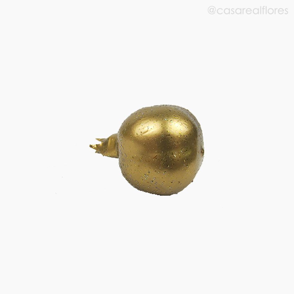 Imagem 3 do produto Mini Romã Dourada Artificial (2756) - pct 6 unid