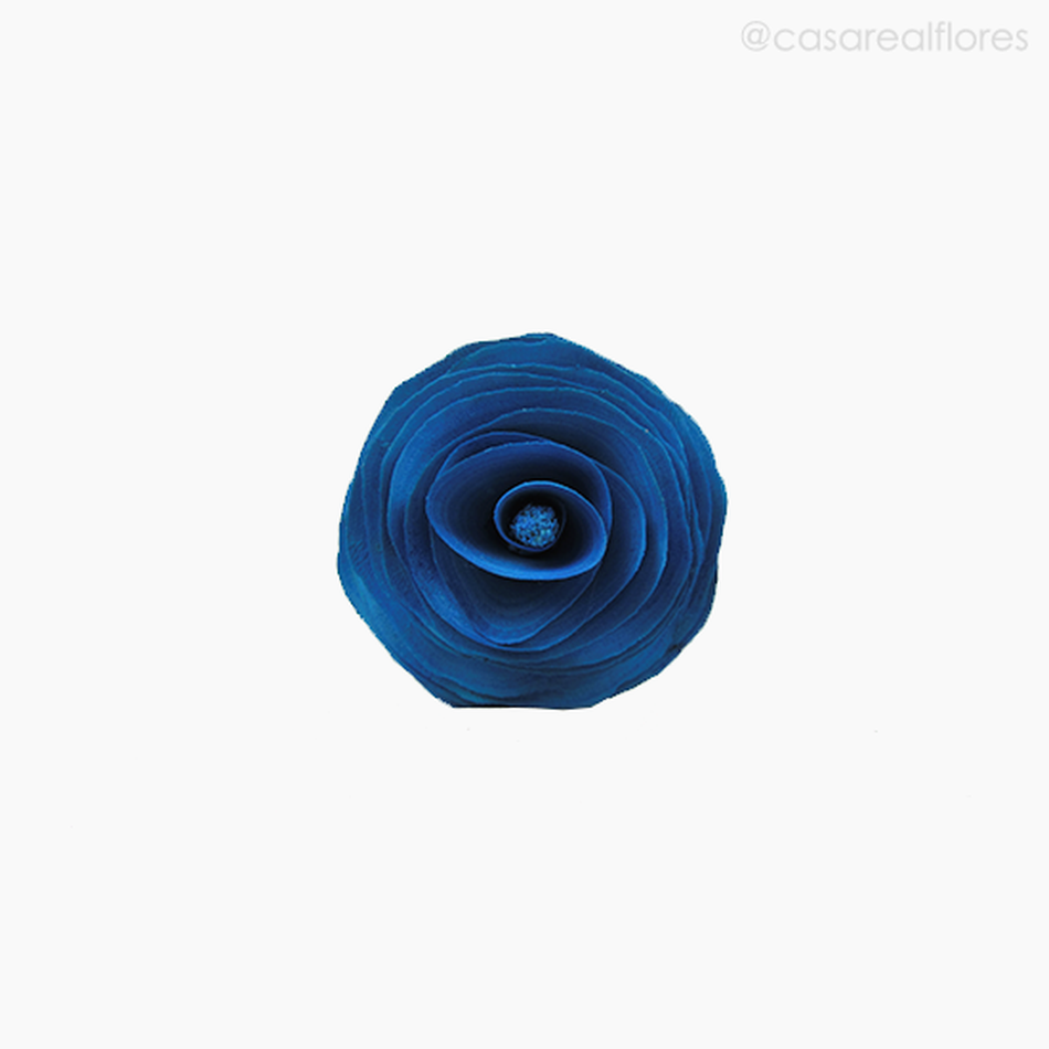 Imagem 4 do produto Flor de Madeira - Camélia PP Azul (012572 AZ)
