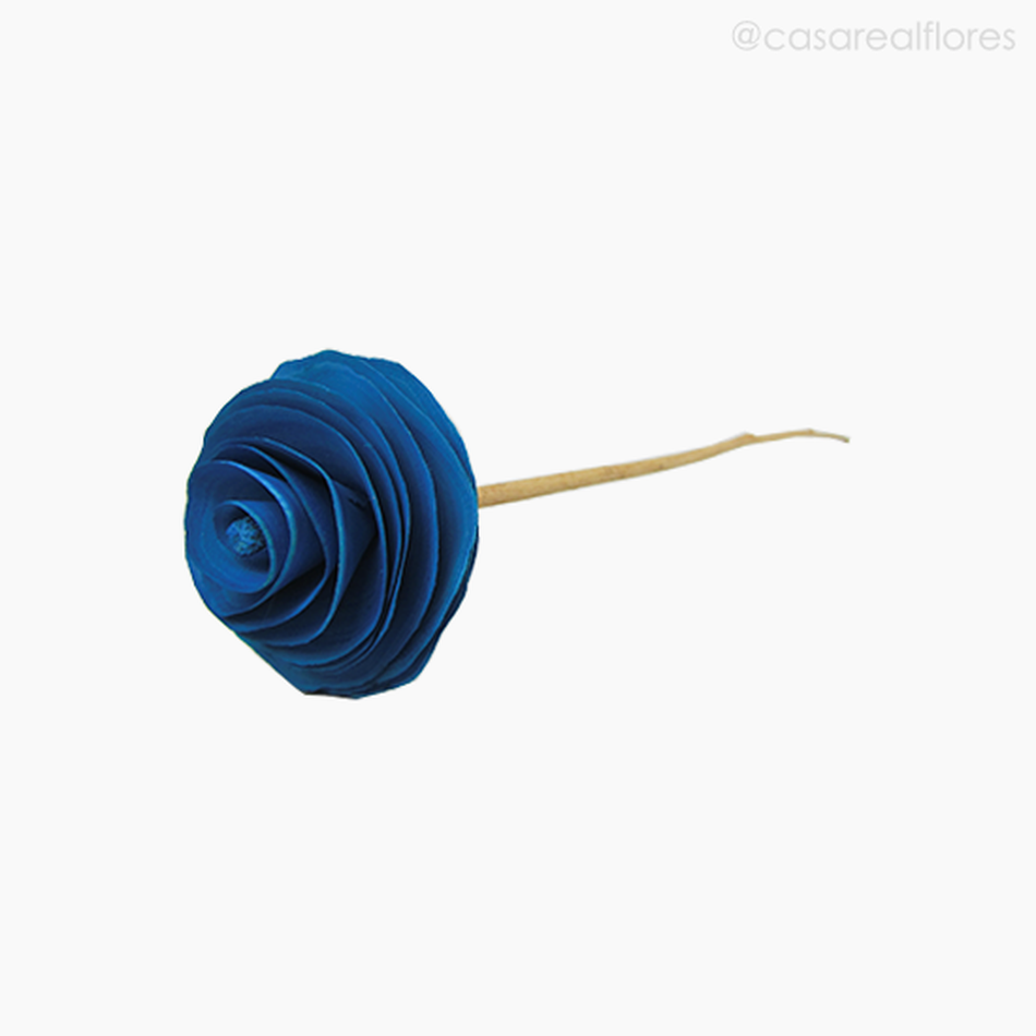 Imagem 3 do produto Flor de Madeira - Camélia PP Azul (012572 AZ)
