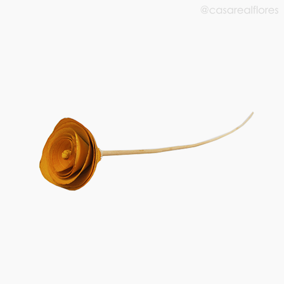 Imagem 3 do produto Flor de Madeira - Botão Amarelo (012574 AM)