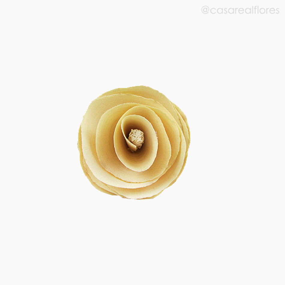 Imagem 4 do produto Flor de Madeira - Botão Branco (012574 BR)