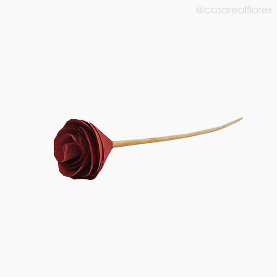 Imagem 3 do produto Flor de Madeira - Botão Vermelho (012574 VR)
