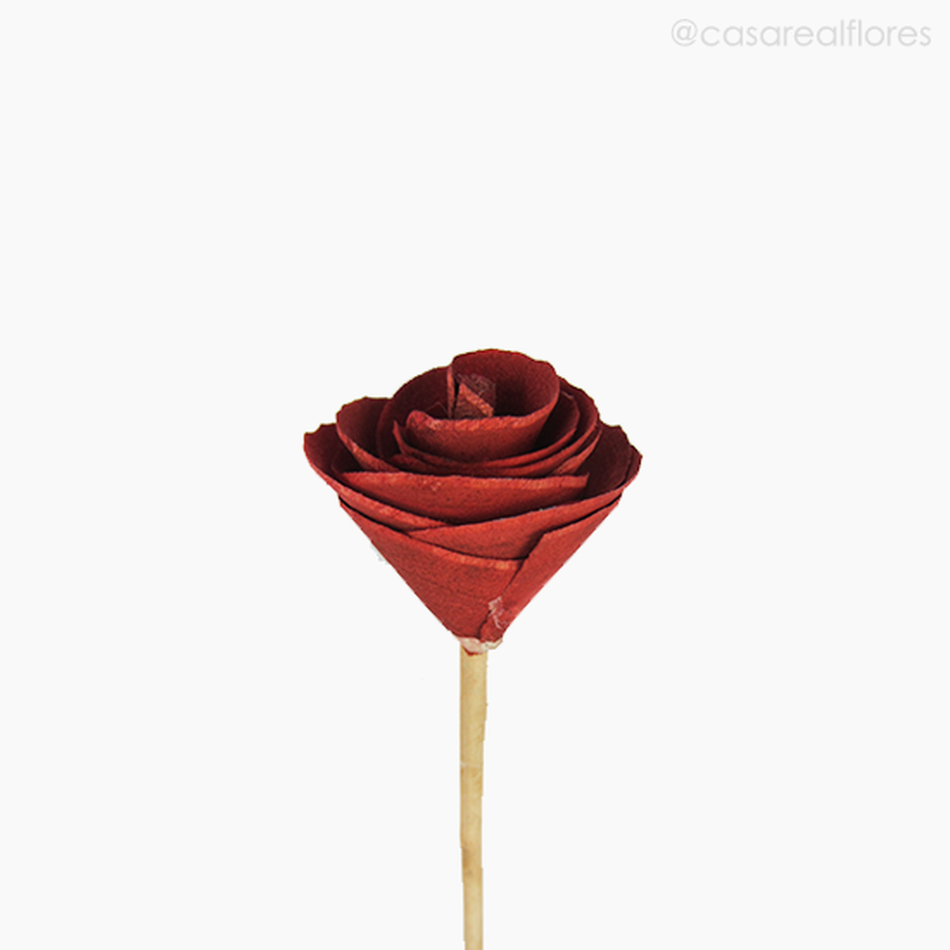 Imagem 2 do produto Flor de Madeira - Botão Vermelho (012574 VR)