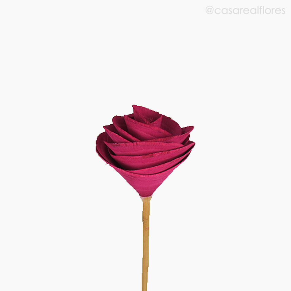 Imagem 2 do produto Flor de Madeira - Botão Rosa (012574 RS)