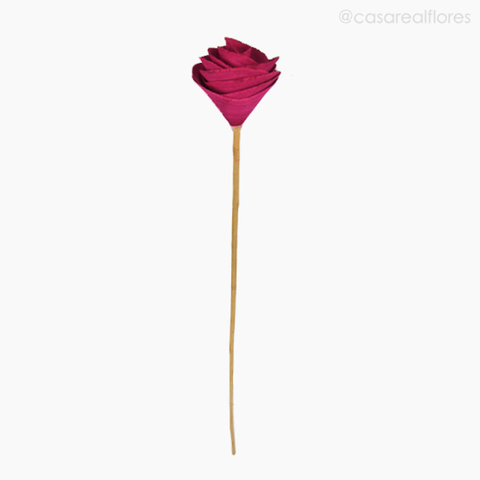 Imagem 1 do produto Flor de Madeira - Botão Rosa (012574 RS)