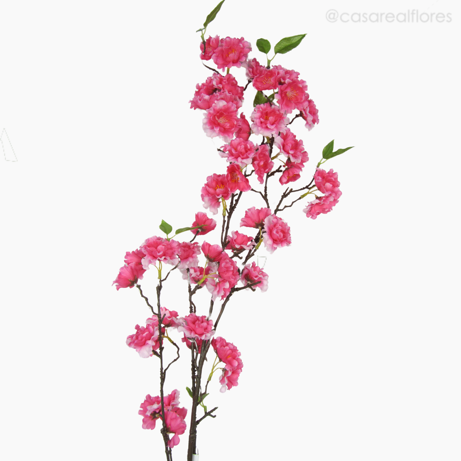 Imagem 2 do produto Galho Flor de Cerejeira Artificial - Rosa Escuro (012791)