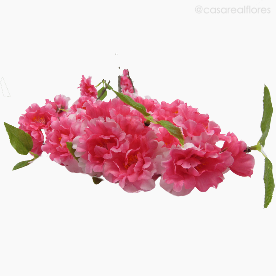 Imagem 4 do produto Galho Flor de Cerejeira Artificial - Rosa Escuro (012791)