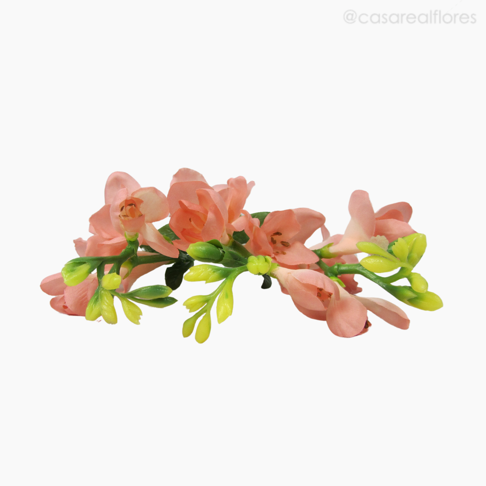 Imagem 4 do produto Buquê Freesia com Raffia Artificial - Rosa (012794)