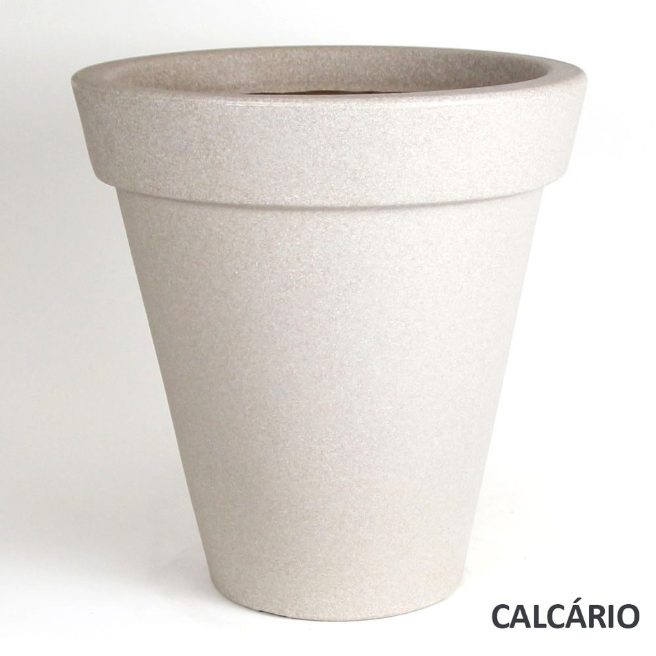 Imagem 1 do produto Vaso Borda Classico Jateado - Calcario (011966)