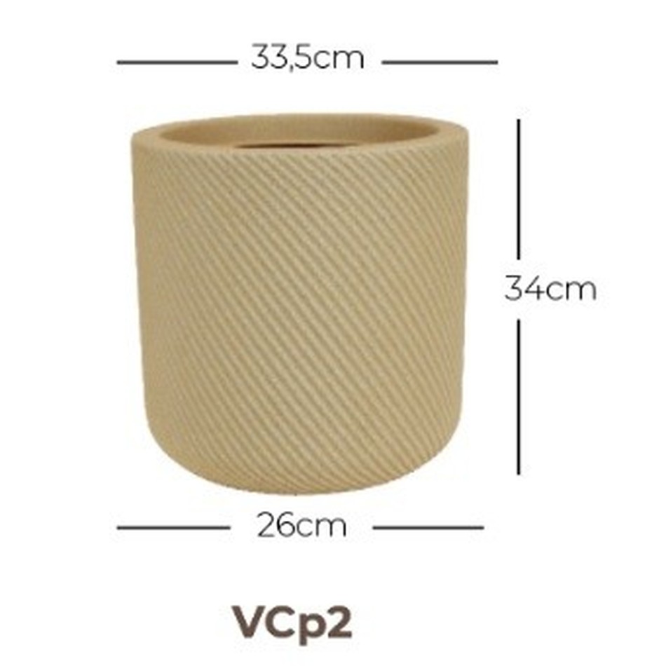 Imagem 2 do produto Vaso Vite Cilindro - Ferro (011741)