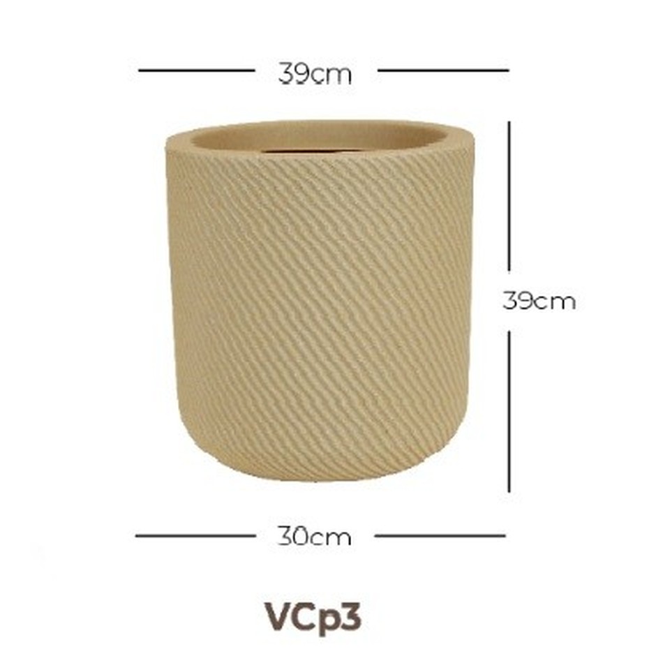 Imagem 2 do produto Vaso Vite Cilindro - Calcario (011747)