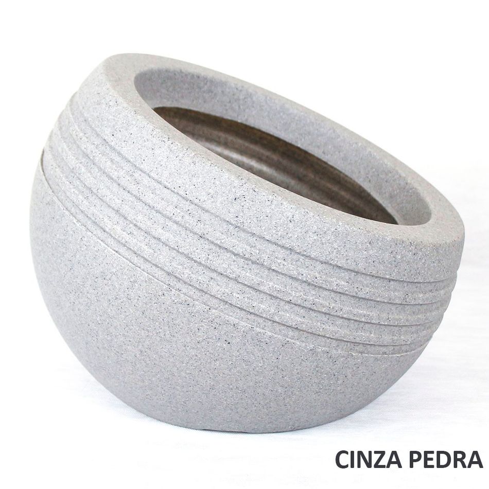 Imagem 1 do produto Vaso Inclinato - Cinza Pedra (011961)