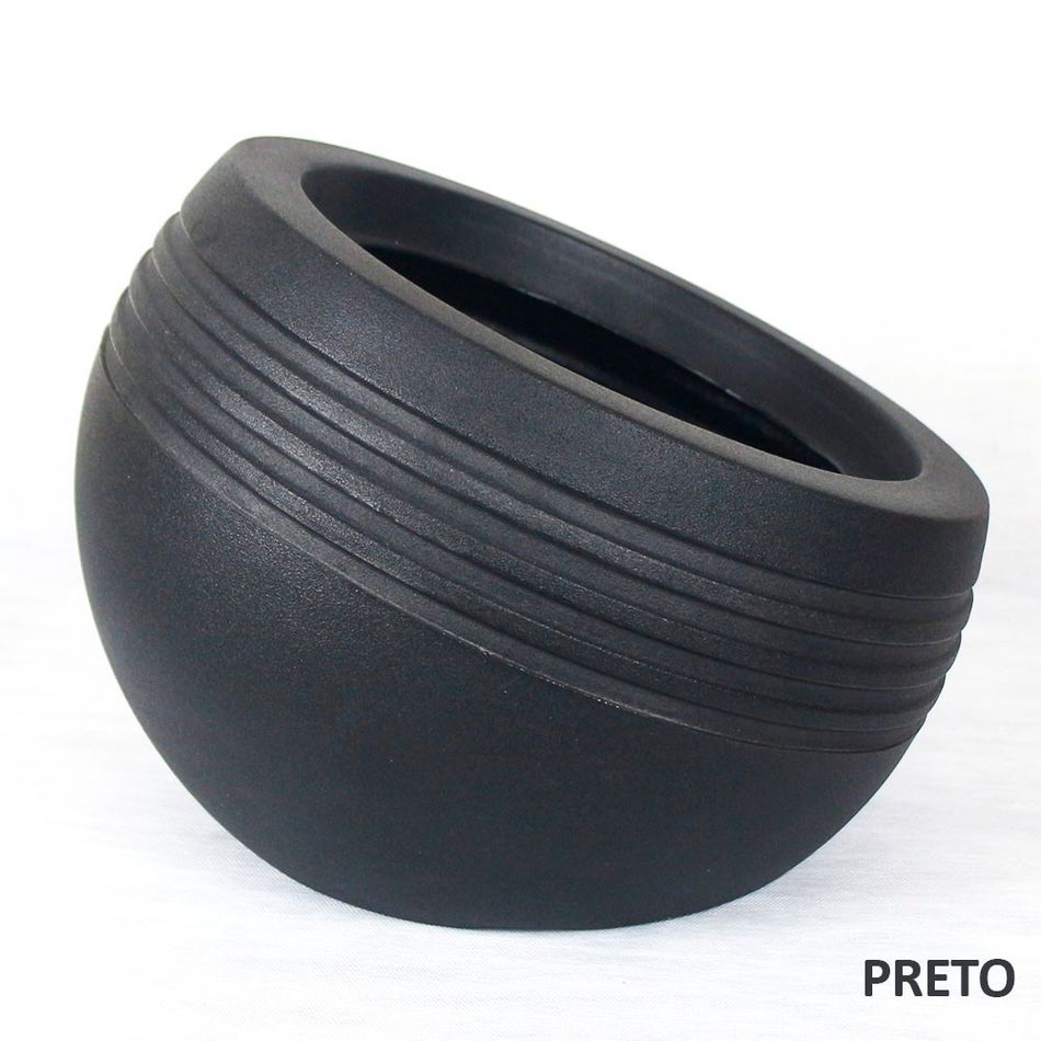 Imagem 1 do produto Vaso Inclinato - Preto	(011962)
