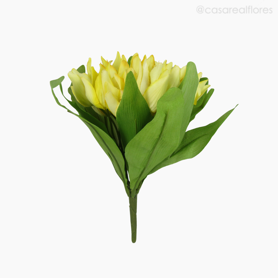 Imagem 1 do produto Buquê Tulipa Artificial - Amarelo (04824)