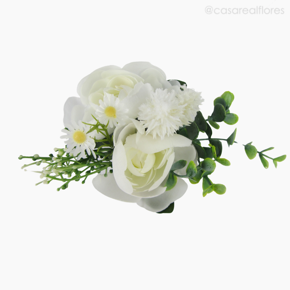 Imagem 5 do produto Buquê Ranunculus Artificial - Branco (12808)