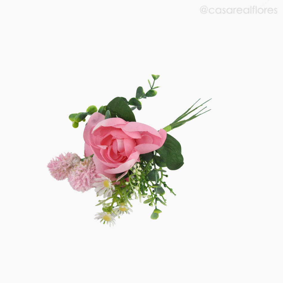 Imagem 2 do produto Buquê Ranunculus Artificial - Rosa (12812)
