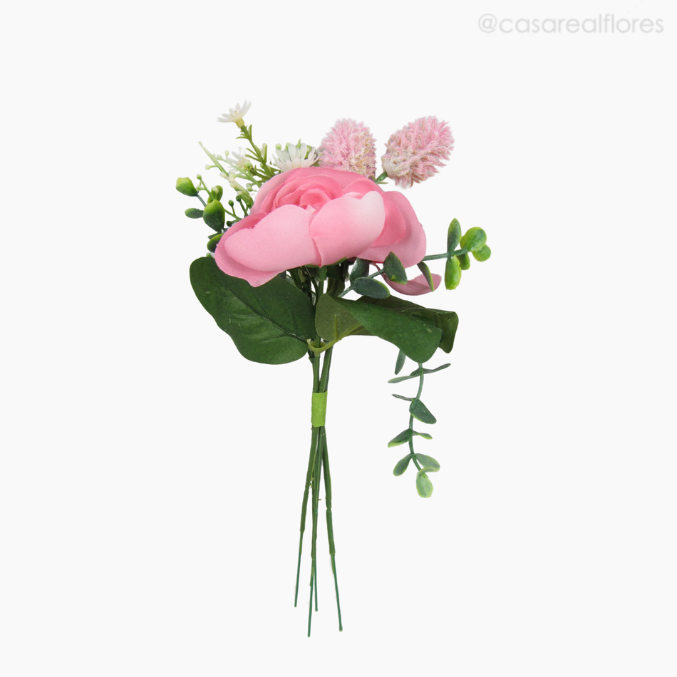 Imagem 1 do produto Buquê Ranunculus Artificial - Rosa (12812)