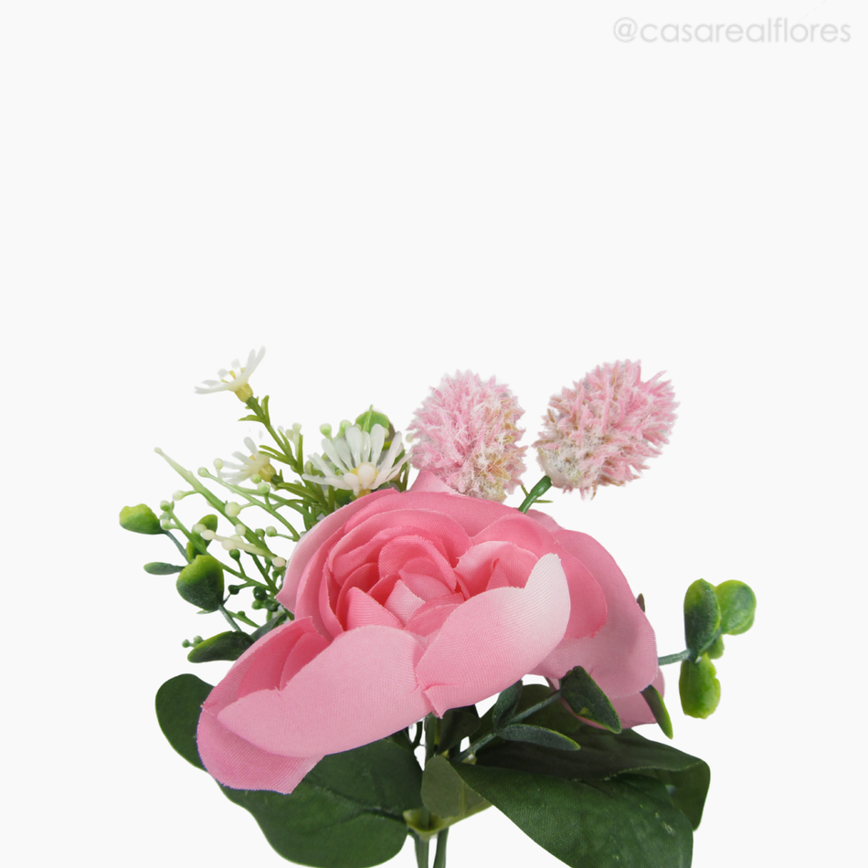 Imagem 4 do produto Buquê Ranunculus Artificial - Rosa (12812)