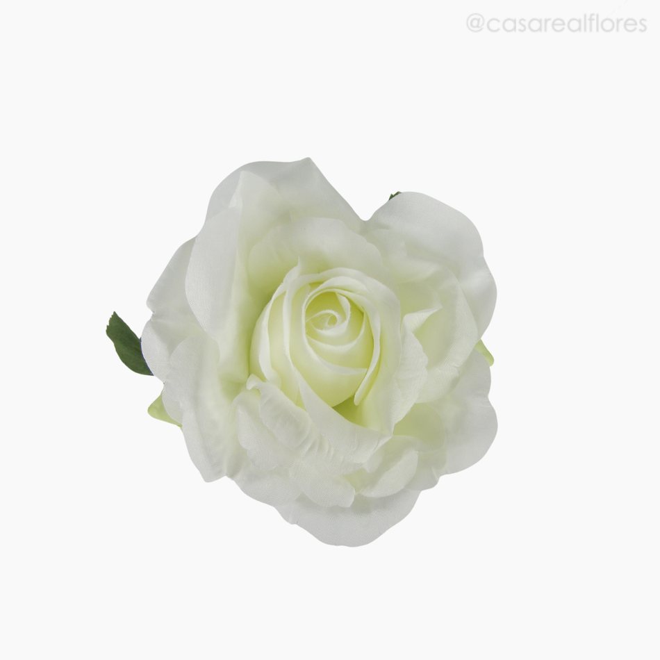 Imagem 5 do produto Galho Rosa Solitária Artificial - Branco (12845)