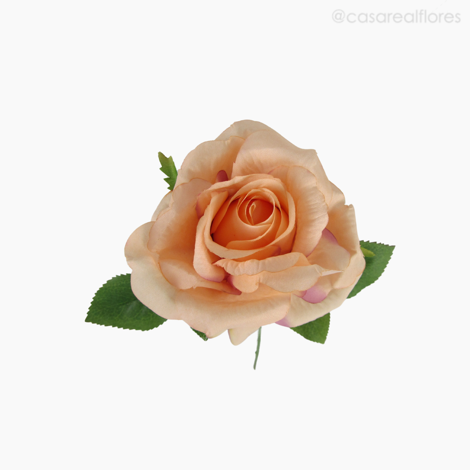 Imagem 5 do produto Galho Rosa Solitária Artificial - Rosa Claro (12847)