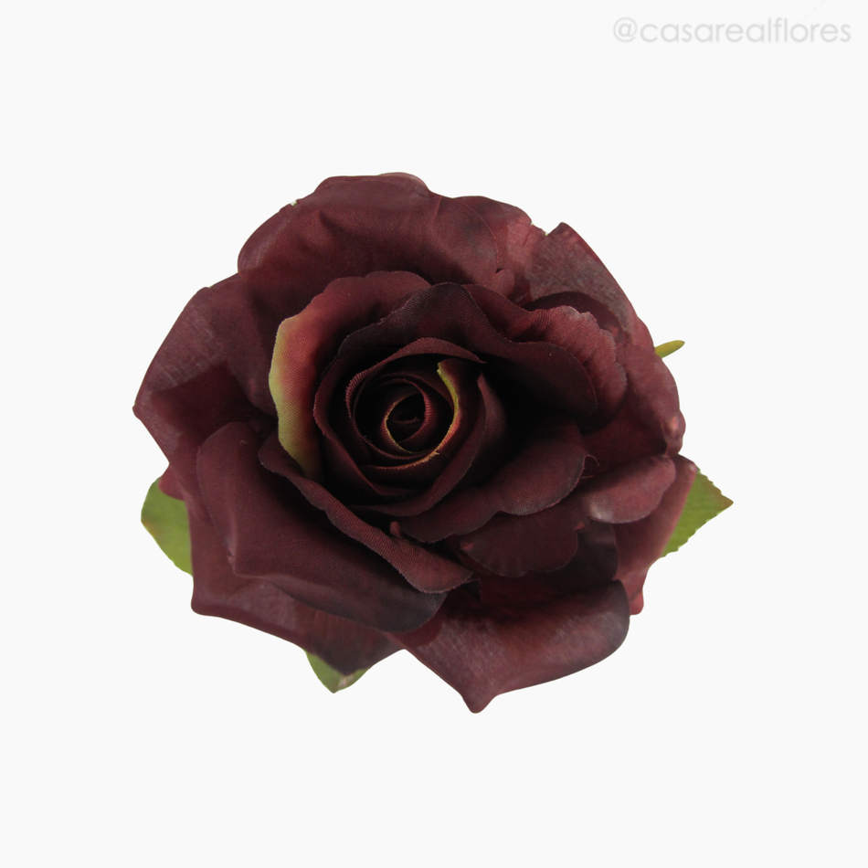 Imagem 5 do produto Galho Rosa Solitária Artificial - Vinho (12849)