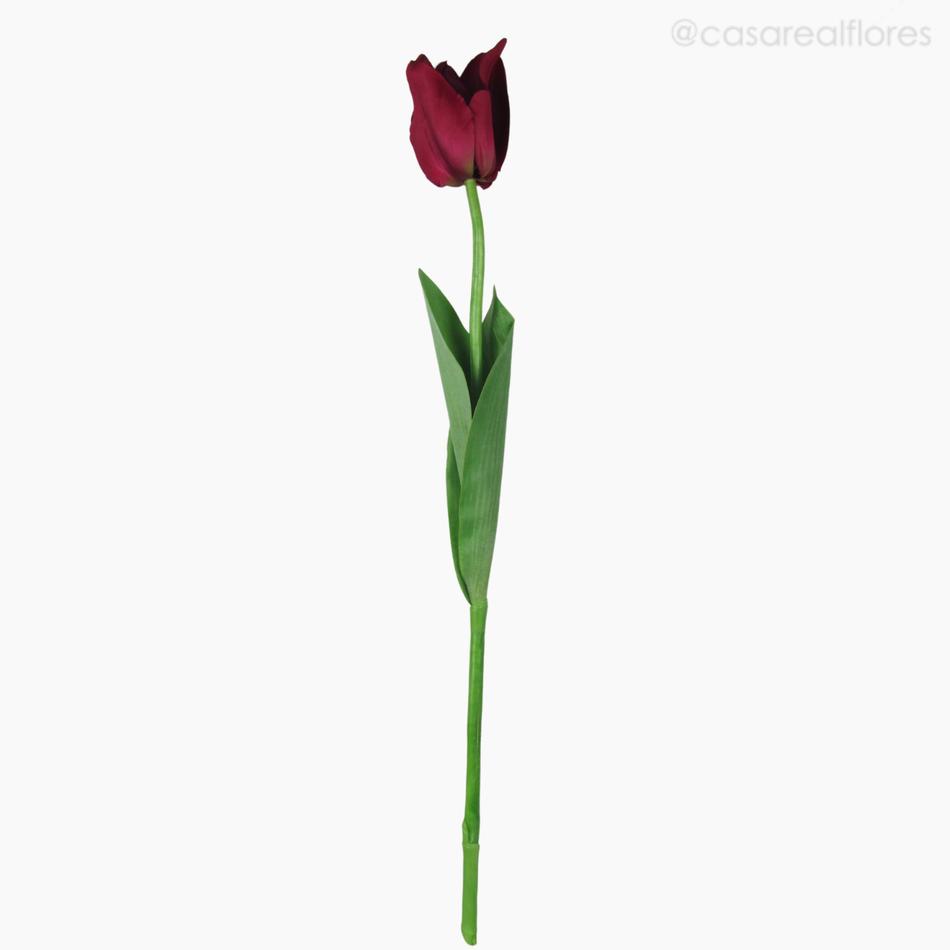 Imagem 1 do produto Galho Tulipa Angel Artificial - Vinho (9608)