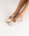 Cor Off White do produto Sapatilha Matilde Couro Off White