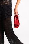 Cor VERMELHO do produto Flat Sandal Fióra Couro Red - Edição Limitada