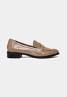 Cor CINZA QUEIMADO do produto Mocassim Loafer Couro Essential Cinza Queimado