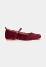 Cor BORDOT do produto Sapatilha Bailarina Velvet Bordot