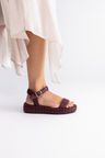 Cor BORDOT do produto Flatform Tressê Couro Bordot 
