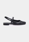 Cor BLACK do produto Sapatilha Ballet New Couro Preto