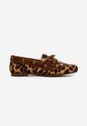 Cor ONÇA do produto Mocassim Dockside Couro Estampado Onça