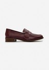 Cor Bordot do produto Mocassim Loafer Couro Essential Bordot